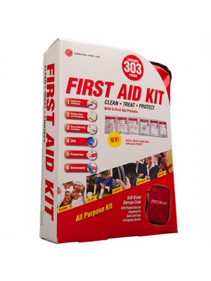 303 Piece Soft Sided First Aid Kit