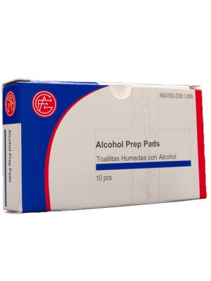 Alcohol Prep Pads, 10 pieces/box
