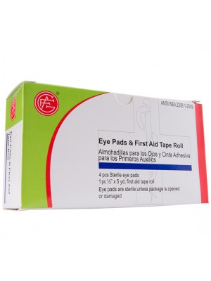 Eye Pad, 4 pcs & Tape Roll