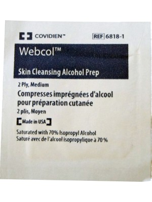 Alcohol Prep Pad, 10/Bag