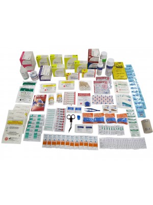 200 Person 4 Shelf ANSI Class B+ Station with Medications, Refill 