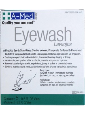 A-Med Eyewash (5)1/2oz Display